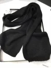 New cross-border wholesale scarf e-commerce live streaming supply chain 30 wool knitted plain color supply Specification image